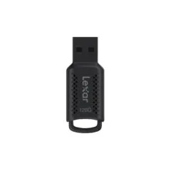 Lexar JumpDrive LJDV400128G-BNBNG - Black USB-A Flash Drive 128GB, USB 3.2 Gen1 (100 MB/s), Slide Design