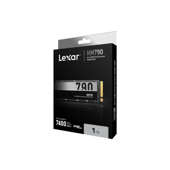 Lexar NM790 1TB M.2 2280 NVMe SSD - PCIe 4.0 x4 7400 MB/s - LNM790X001T-RNNNG — image 1