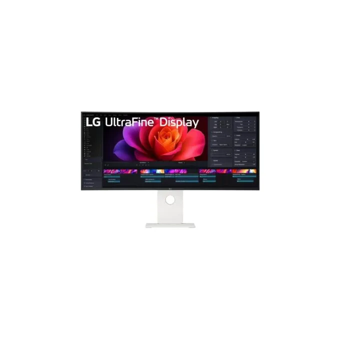 LG 101.6 cm 40-inch 5120×2160 21:9 NanoIPS 5 ms 120 Hz Thunderbolt 5 (96W) HDMI 2.1×2 DP2.1 USB-C KVM - 40U990A-W - — image 1