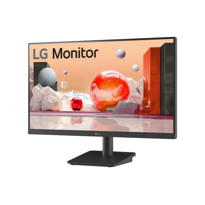 LG 24BA400-B - 23.8-inch FHD IPS Monitor - Black, 100Hz, 5ms GTG, DP/DVI/2xHDMI/USB, 2x2W Speakers, VESA 75x75 — image 2