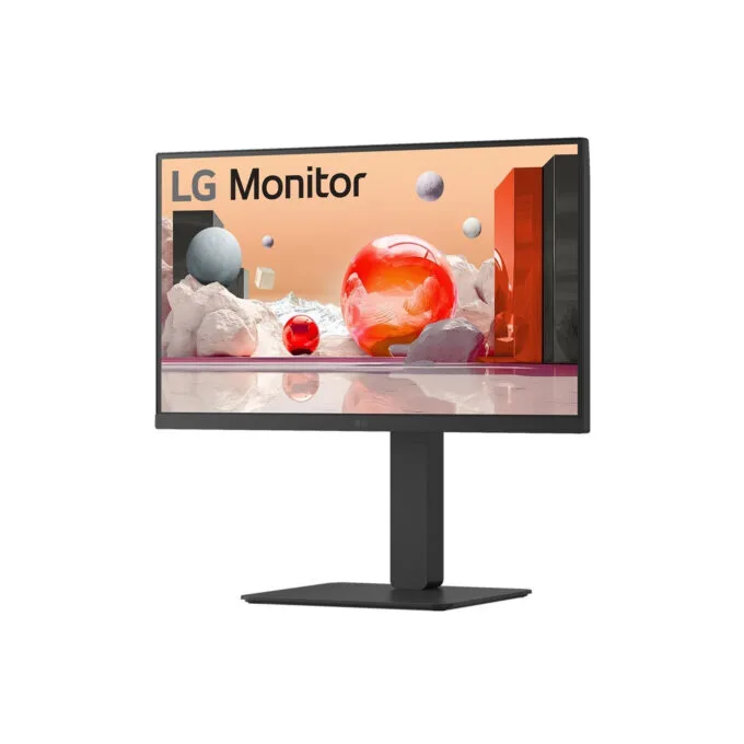 LG 24BA650-B - 23.8" FHD IPS Monitor 100Hz - USB-C 65W, DP 1.4, HDMI 2.0, Speakers, Pivot, Black — image 3