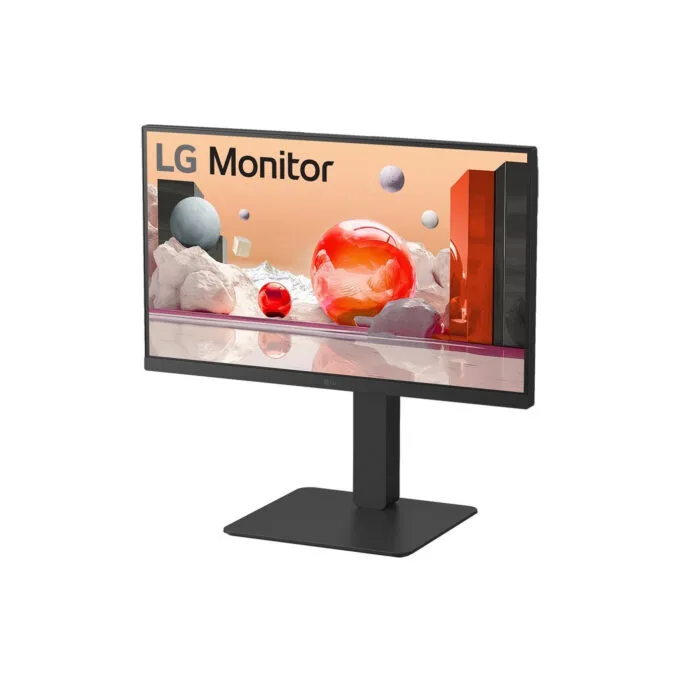 LG 24BA650-B - 23.8" FHD IPS Monitor 100Hz - USB-C 65W, DP 1.4, HDMI 2.0, Speakers, Pivot, Black — image 4
