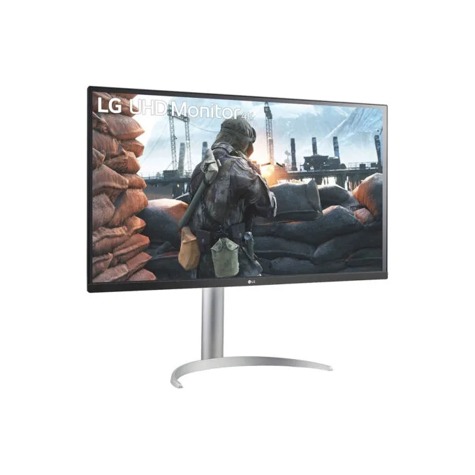 LG 27-Inch 27BP55U-B 4K UHD IPS Monitor - HDR10, USB-C PD 96W, HDMI 2.0, DP1.4 - Silver — image 3