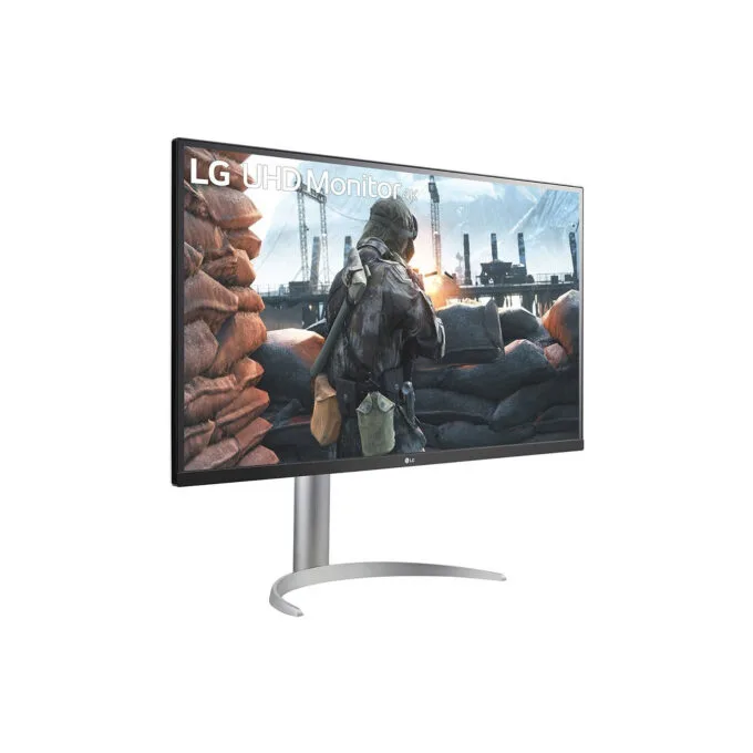 LG 27-Inch 27BP55U-B 4K UHD IPS Monitor - HDR10, USB-C PD 96W, HDMI 2.0, DP1.4 - Silver — image 4