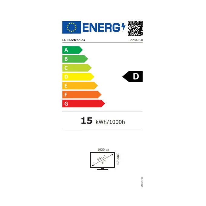 LG 27BA550-B 27" Full HD IPS Monitor 100Hz 5ms - HDMI/DP/VGA — image 11