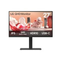 LG 27BA75QB-B - 27-inch QHD IPS HDR10, DP HDMI, 16:9