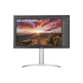 LG 27UP85NP-W - 27-inch 4K IPS Monitor, Flat, USB-C, HDMI, DP, White