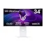 LG Monitor - 34GX90SA-W - White, 34-inch curved gaming monitor