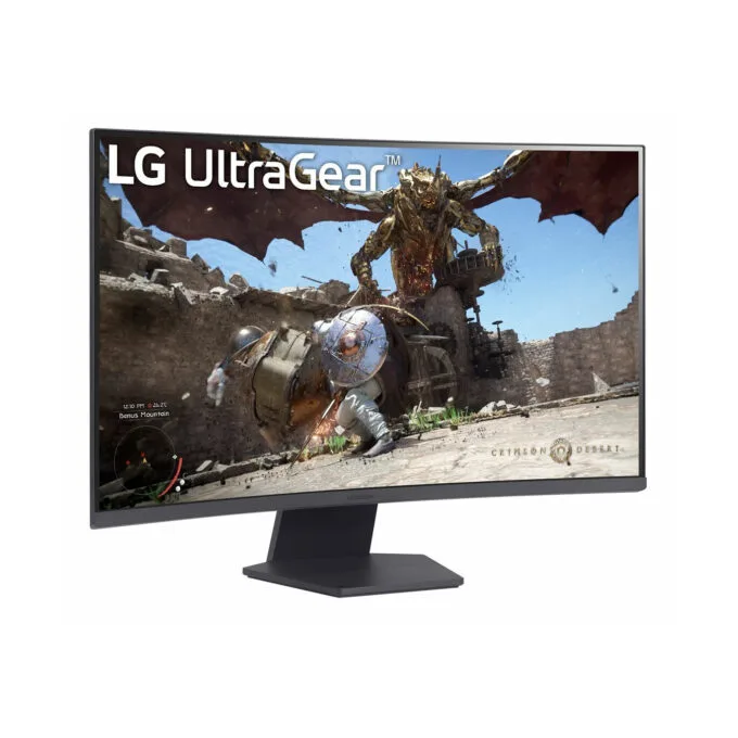 LG UltraGear 32GS60QC-B - 31.5in (80cm) QHD 2560x1440 Curved VA 1000R, 180Hz, 1ms, HDR10, FreeSync, Black — image 3