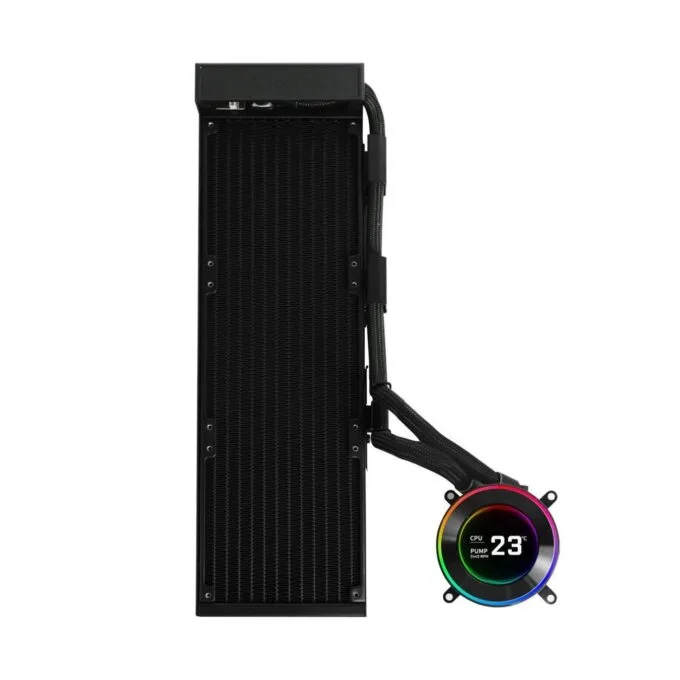 Lian Li HydroShift II LCD-C 360 - Fanless 360mm AIO CPU Cooler - Black — image 2