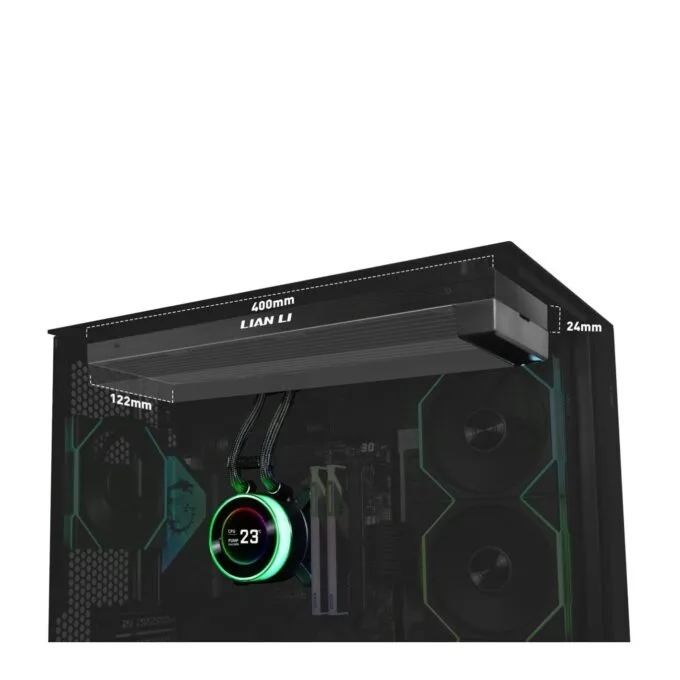 Lian Li HydroShift II LCD-C 360 - Fanless 360mm AIO CPU Cooler - Black — image 3