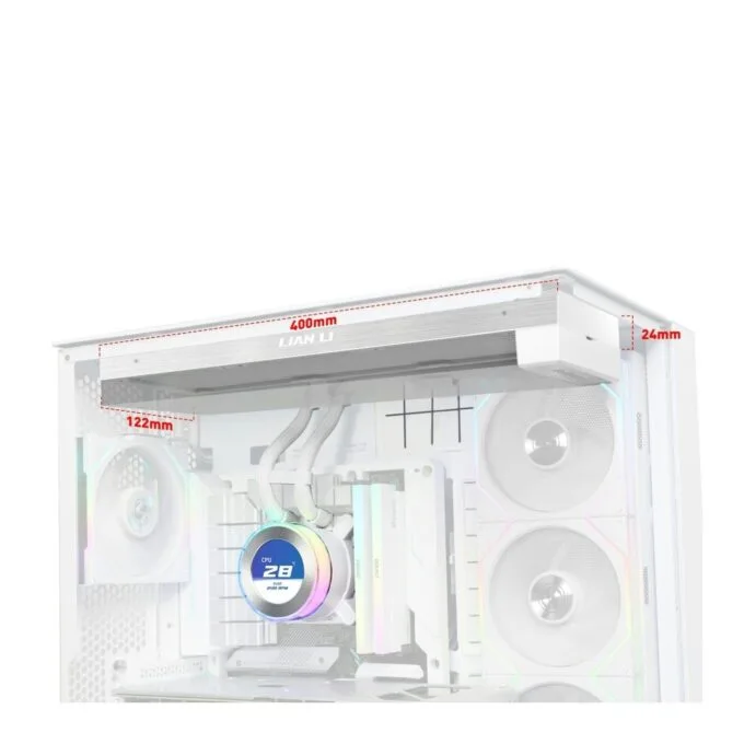 Lian Li HydroShift II LCD-C 360 - HYDROSHIFT II LCD-C 360 - White Fanless AIO CPU Cooler — image 3