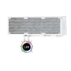 Lian Li HydroShift II LCD-C 360 - HYDROSHIFT II LCD-C 360 - White Fanless AIO CPU Cooler