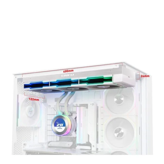 Lian Li HydroShift II LCD-C 360TL - HYDROSHIFT II LCD-C 360TL - White — image 3