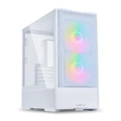 Lian Li LANCOOL 207 White ATX Mid Tower Case, 4 Fans