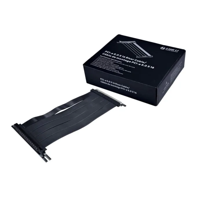 Lian Li PCIe 5.0 RISER CABLE 200mm - Black — image 1