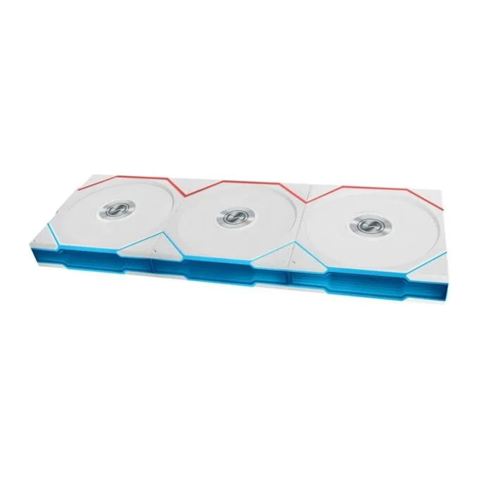 Lian Li UNI FAN TL 120 Wireless Reverse Blade 3-Pack White w/Hub — image 2