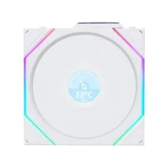 Lian Li UNI FAN TL LCD 120 Wireless Reverse White - 12RTLLCD1W1W