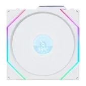 Lian Li UNI FAN TL LCD Wireless 120 White Forward Blade - 12TLLCD1W1W