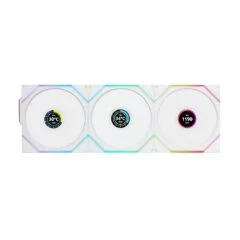 Lian Li UNI FAN TL-LCD Wireless Reverse 120 White 3-Pack - 12RTLLCD1W1W