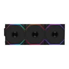 Lian Li UNI FAN TL Wireless 120 Black - 3x120mm ARGB Wireless Case Fans with Hub - 12RTL1W3B.00