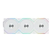 Lian Li UNI FAN TL Wireless 120mm White Case Fan - 3-Pack with Controller