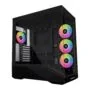 Lian Li Vector - V100 - Black - 4 x 120mm ARGB - LED RGB Strip - Tempered Glass - ATX Case