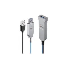 LINDY 30m Fibre Optic USB 3.0 Kabel