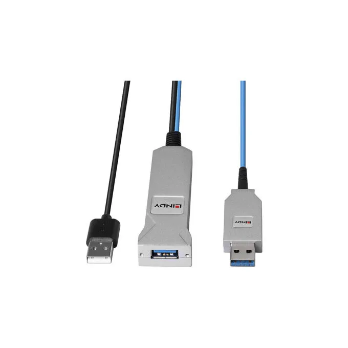 LINDY 30m Fibre Optic USB 3.0 Kabel — image 4