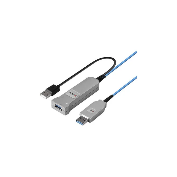 LINDY 30m Fibre Optic USB 3.0 Kabel — image 5