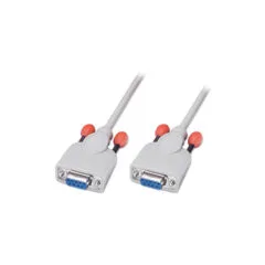 LINDY Nullmodem-Kabel PC an PC SUB-D 9polig F F 2m