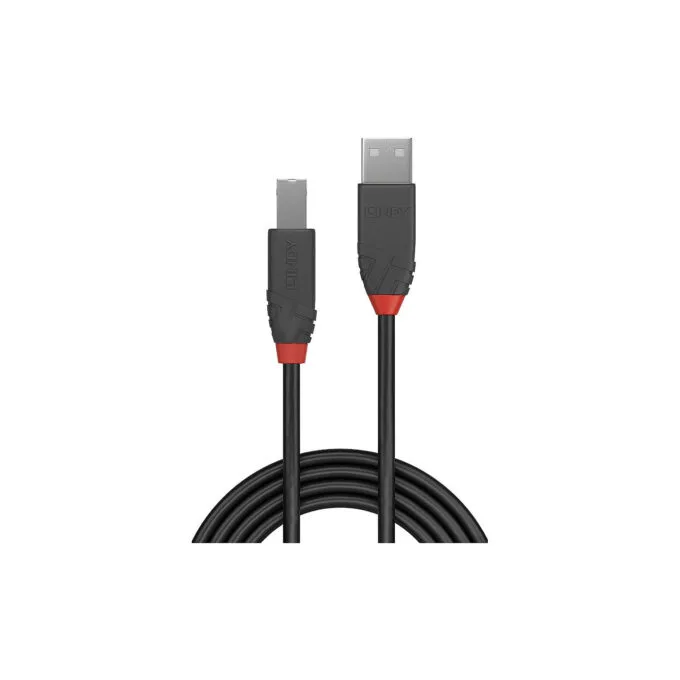 LINDY USB 2.0 Kabel Typ A B Anthra Line M M 7.5m — image 2