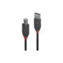 LINDY USB 2.0 Kabel Typ A B Anthra Line M M 7.5m