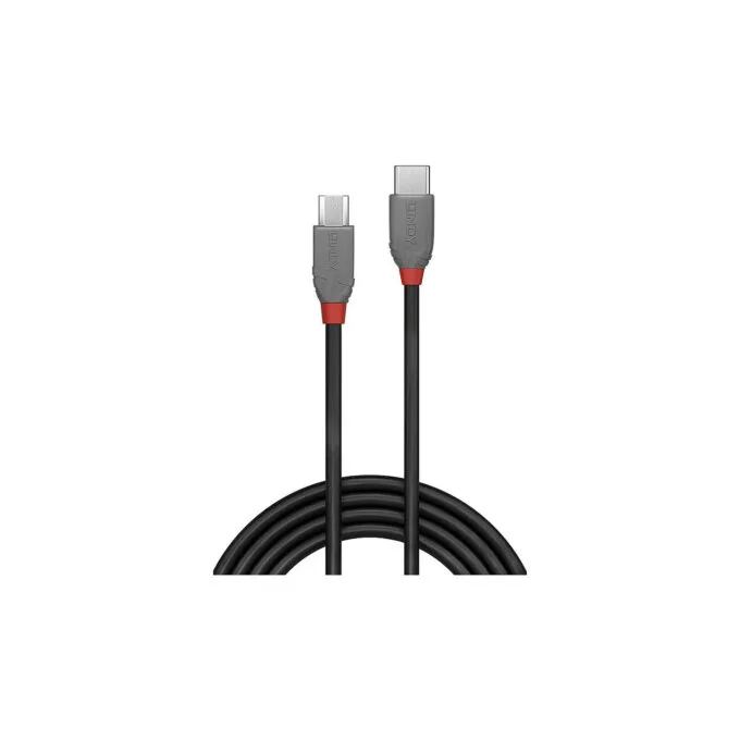 LINDY USB 2.0 Kabel Typ C Micro-B Anthra Line M M 0.5m — image 2
