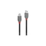 LINDY USB 2.0 Kabel Typ C Micro-B Anthra Line M M 0.5m