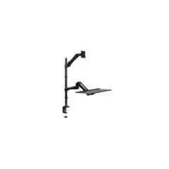 LogiLink BP0030 Sit-Stand Monitor Mount 13-27" VESA Clamp Desk