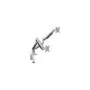 LogiLink BP0043 Dual Monitor Arm - Aluminum Gas-Spring, 13-32", 9kg/Arm, Desk Clamp/Grommet