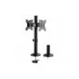LogiLink BP0109 Dual Monitor Desk Mount 17-32" Steel Curved Screens