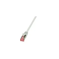 LogiLink CAT6 Patch Cable - CQ2022S - 0.5 m, Shielded S/FTP, LSZH Jacket, Gray