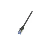 LogiLink CAT7 Shielded Ethernet Patch Cable 50m - S/FTP, 26AWG Stranded, Black