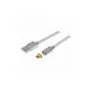 LogiLink CU0117 1m Micro-USB Magnetic Adapter Cable - Silver
