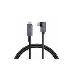 LogiLink CU0182 1m USB-C 90° Male to USB-C Male PD 100W E-Mark Cable