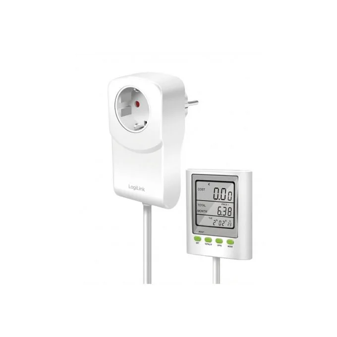 LogiLink Energy Cost Meter - with Wired Display — image 1