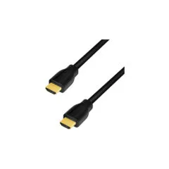 LOGILINK HDMI Cable CH0103 - 5.0m, HDMI 2.0 (4K@60Hz), 14.4 Gbit/s, CCS, Gold-plated, Black