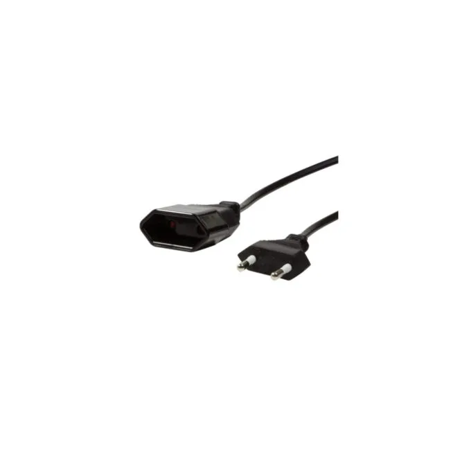 LogiLink Power Extension Cable - CP123 - Euro CEE7/16 to CEE7/16, 2m, Black — image 3
