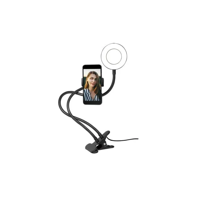 Logilink Smartphone Ring Light Clamp Mount - Diameter 8.5 cm — image 2