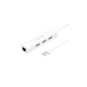 LogiLink UA0174 USB 2.0 to Fast Ethernet Adapter with 3-Port USB Hub