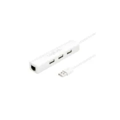 LogiLink UA0174 USB 2.0 to Fast Ethernet Adapter with 3-Port USB Hub