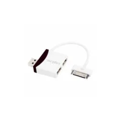 LogiLink UA0181 USB 2.0 Hub 2-Port with Apple Dock Connector Cable