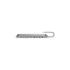 LogiLink UA0411 USB 3.2 Docking Station USB-C 12-Port PD Silver